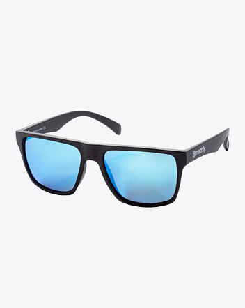 Sluneční polarizační brýle Meatfly Trigger 2, Black Matt, Blue