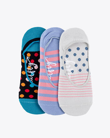 Ponožky Meatfly Low socks - Triple pack, I/ Blue