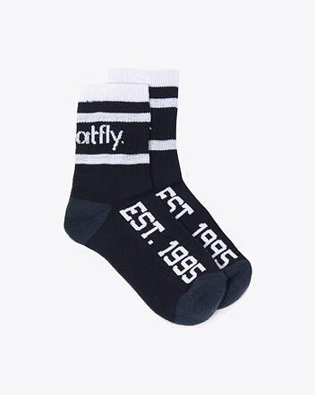 Ponožky Meatfly Basic Long Socks - CO, A – Black