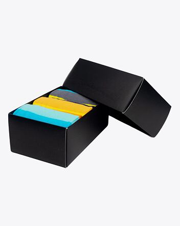 Ponožky Meatfly Lexy Gift Pack, Orange Stripes
