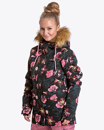 Dámská SNB & SKI bunda Meatfly Athena Premium, Hibiscus Black
