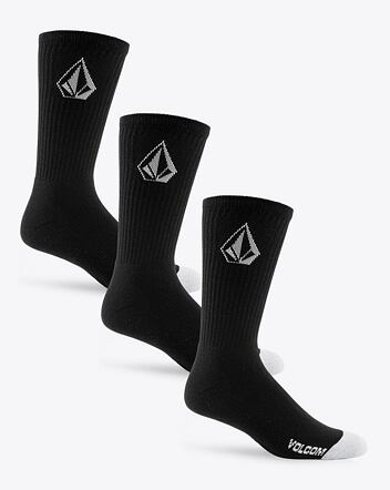 Pánské ponožky Volcom Full Stone Triple Pack, Black