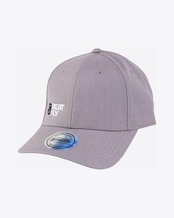 Kšiltovka Meatfly Dustin Flexfit Recycled, Grey / White Decent Revital
