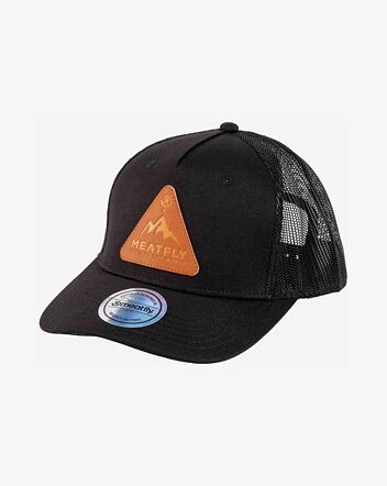 Kšiltovka Meatfly Corey Trucker, Black Peak