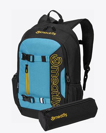 Batoh Meatfly Basejumper, Sky Blue / Yellow, 22 L + PENÁL ZDARMA