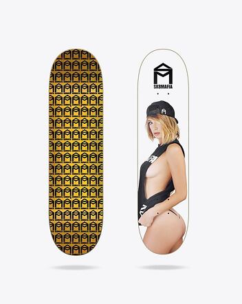Skateboardová deska SK8Mafia Jammin, 8,19" - S20, (yellow)