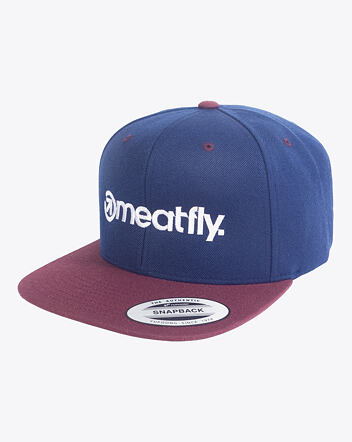Kšiltovka Meatfly Flanker Snapback, Navy/Maroon