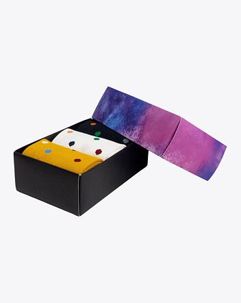 Ponožky Meatfly Lexy Gift Pack, Mini Dots