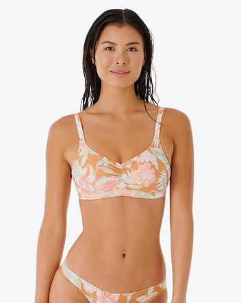 Dámský horní díl plavek Rip Curl Always Summer D-Dd Crop, Gold