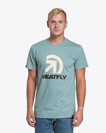 Pánské tričko Meatfly Dais, Dusty Mint