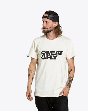 Pánské tričko Meatfly Revital, Cream