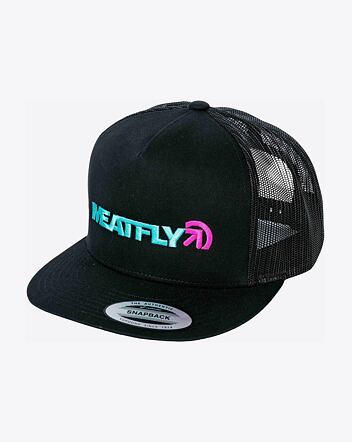 Kšiltovka Meatfly Percy Trucker Snapback, Turquoise / Black