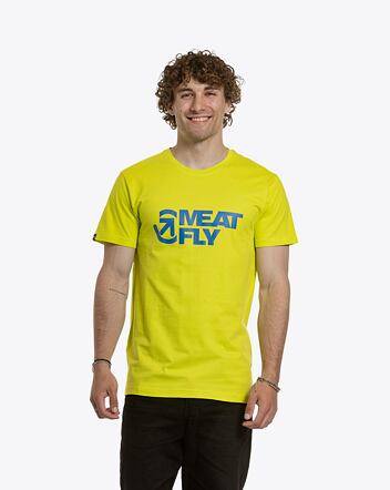 Pánské tričko Meatfly Revital, Safety Yellow