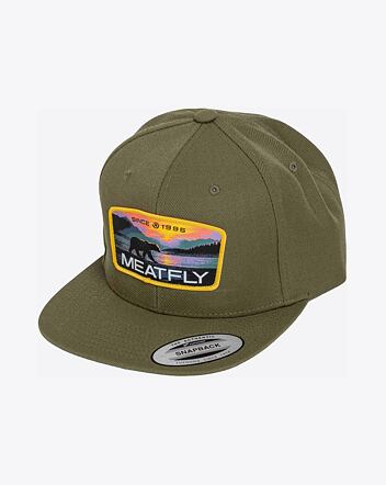 Kšiltovka Meatfly Flanker Snapback, Yellow Alaska / Buck
