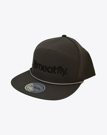 Kšiltovka Meatfly Creeper 6 Panel Snapback, Grey / Black Logo