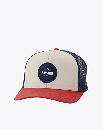 Kšiltovka Rip Curl Routine Curve Trucker, White/Navy/Red