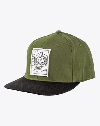 Kšiltovka Meatfly Tyler Snapback, Sunny Olive / Black