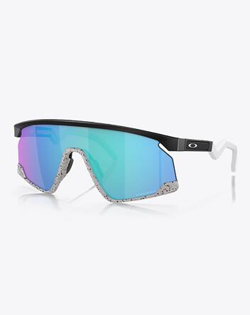Sluneční brýle Oakley Bxtr, Matte Black-Grey Spray/Prizm Sapphire