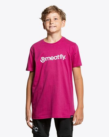 Dětské tričko Meatfly Bart, Magenta