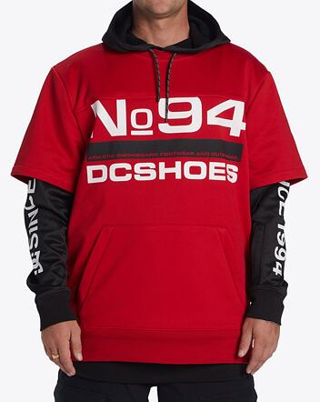 Pánská mikina DC Shoes Dryden, Barbados Cherry
