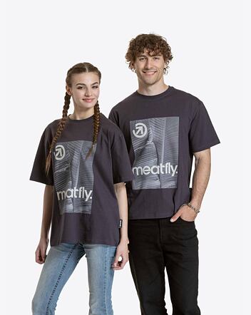 Unisex tričko Meatfly Junglist, Green Yellow Leaf