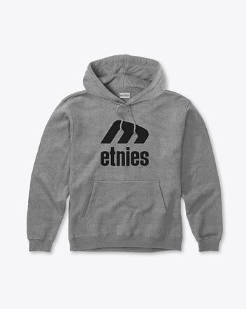 Pánská mikina Etnies Icon E Hoodie, Grey / Black