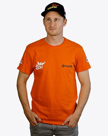 Tričko Meatfly Riders, Big Shock! / Michek Orange
