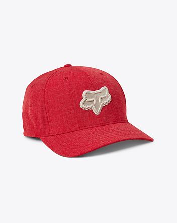 Kšiltovka Fox Transposition Flexfit, Heather Red