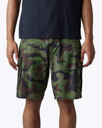 Pánské šortky Fox Slambozo Camo, Green Camo