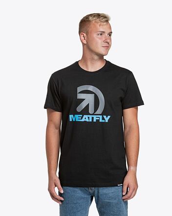 Pánské tričko Meatfly Dais, Black