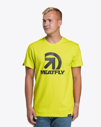 Pánské tričko Meatfly Dais, Safety Yellow