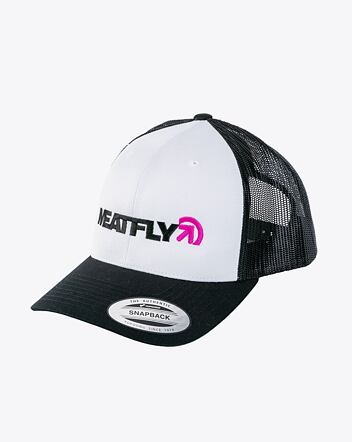 Kšiltovka Meatfly Rodie Trucker, White / Black