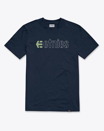Pánské tričko Etnies Ecorp, Blue / Green