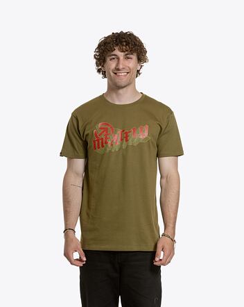 Pánské tričko Meatfly Matal, Khaki Green