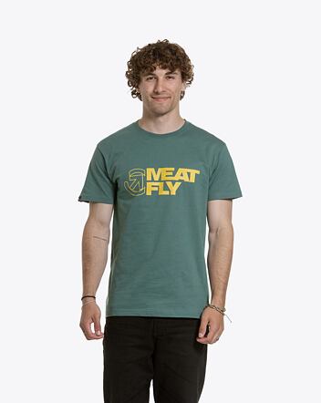 Pánské tričko Meatfly Revital, Teal Green