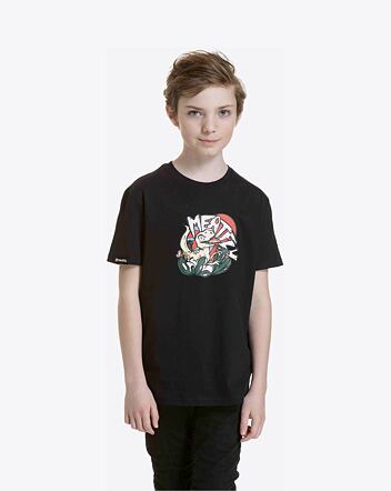 Dětské tričko Meatfly Dino, Black