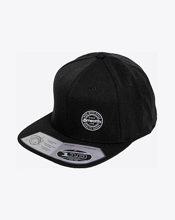 Kšiltovka Meatfly Gruman Premium Snapback, White Round / Black