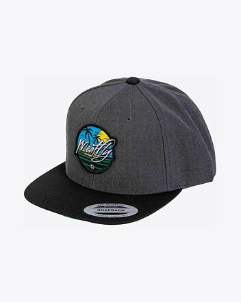 Kšiltovka Meatfly Flanker Snapback, Beach / Charcoal / Black