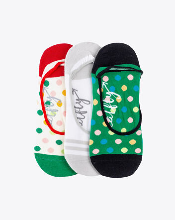 Ponožky Meatfly Low socks - Triple pack, K/ Green