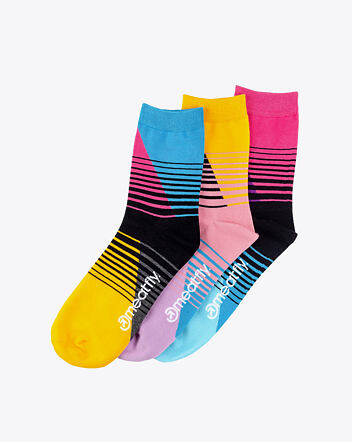 Ponožky Meatfly Color Scale socks, Triple Pack