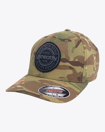 Kšiltovka Meatfly Raptor Flexfit, Multicam