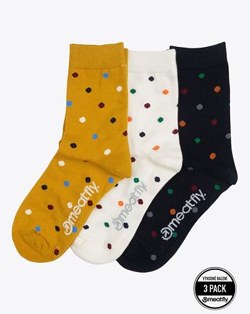 Ponožky Meatfly Lexy Triple Pack, Mini Dots