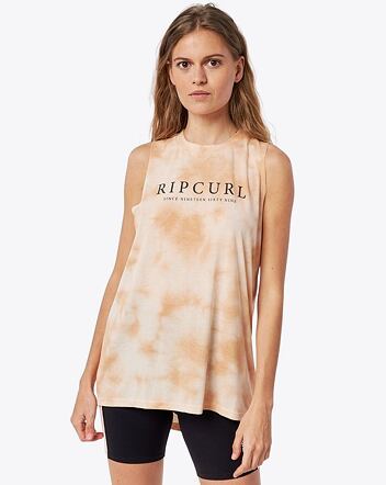 Dámské tílko Rip Curl Vaporcool Tie Dye, Nude