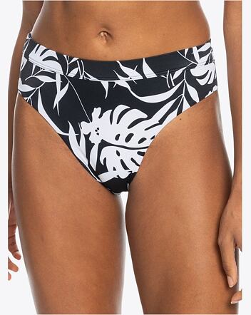 Dámský spodní díl plavek Roxy Printed Roxy Love, Anthracite Surf Trippin Bico S
