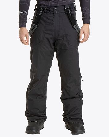 Pánské SNB & SKI kalhoty Meatfly Gnar, Black