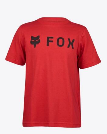 Dětské tričko Fox Absolute Ss, Flame Red