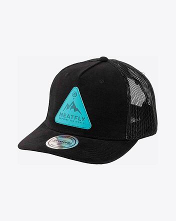 Kšiltovka Meatfly Hawkye Trucker, Black Peak