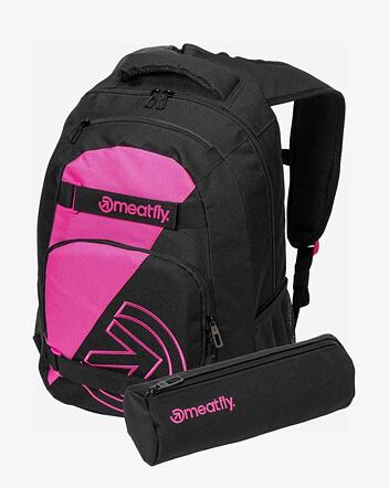 Batoh Meatfly Exile, Pink / Black, 24 L + PENÁL ZDARMA