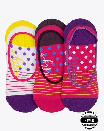 Ponožky Meatfly Low Socks Triple Pack, Yellow Stripe