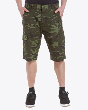 Pánské kraťasy Meatfly Syndrom, Camo Ripstop